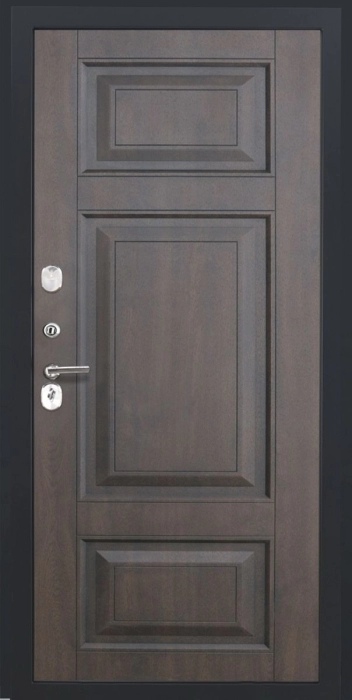Входная дверь Авеста ФЛ-659 (12мм, nussbaum+черная патина винорит) внутренняя сторона